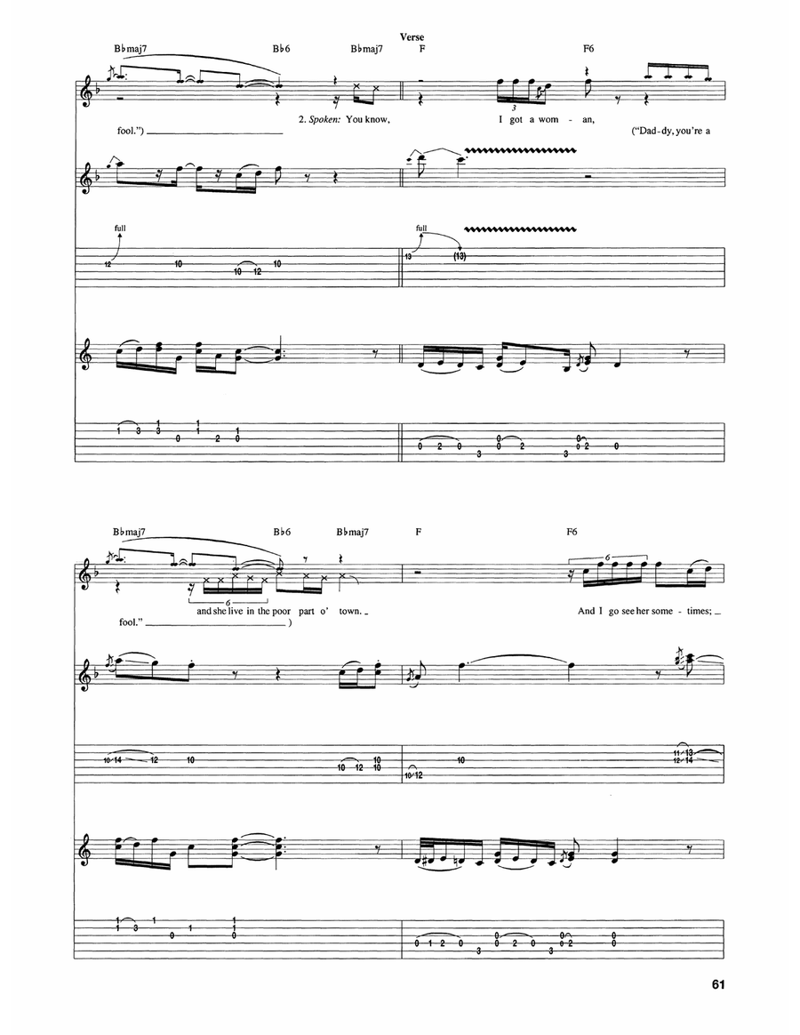 Fool To Cry Fool To Cry Acoustic Guitar scores gallery preview page 3