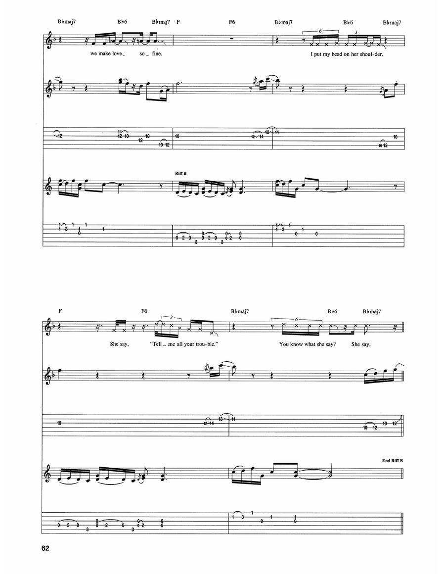 Fool To Cry Fool To Cry Acoustic Guitar scores gallery preview page 4