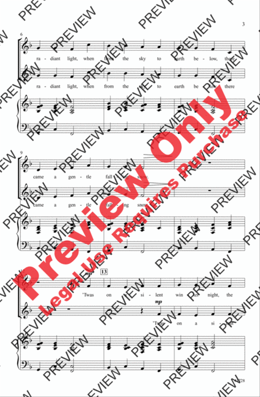 Winter Canon Winter Canon 2-Part scores gallery preview page 3