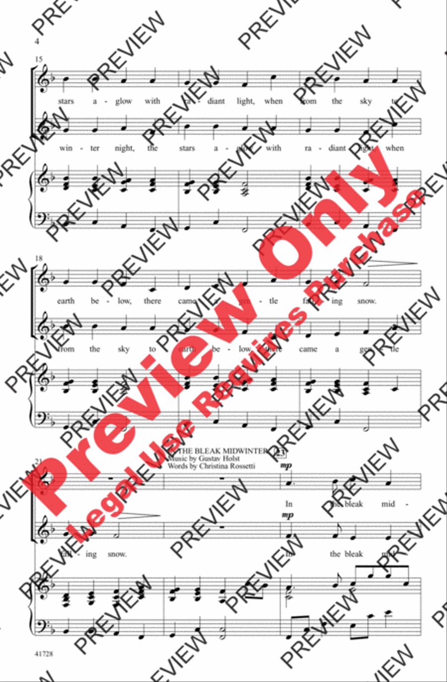 Winter Canon Winter Canon 2-Part scores gallery preview page 4