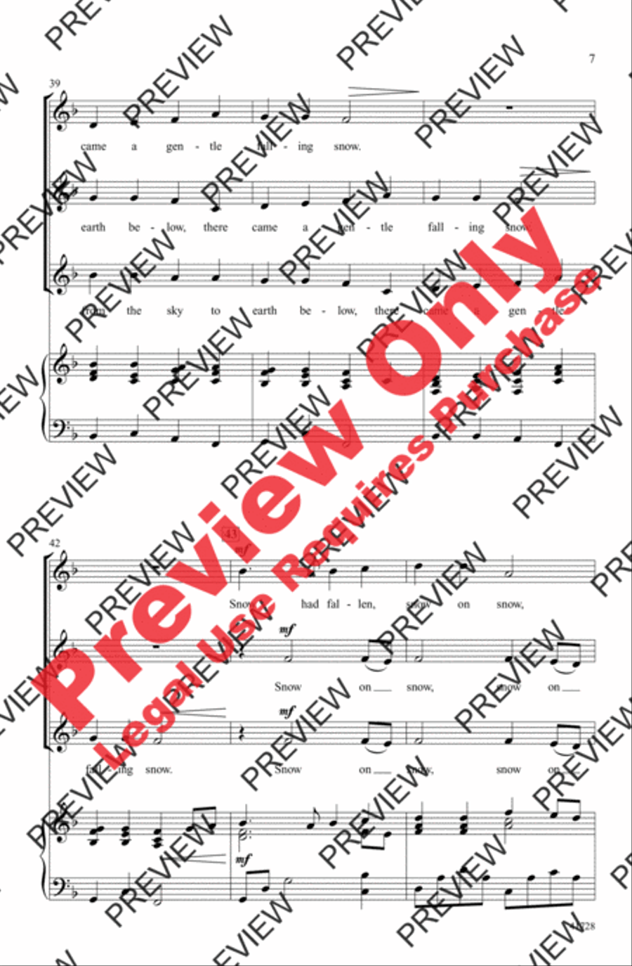 Winter Canon Winter Canon 2-Part scores gallery preview page 7