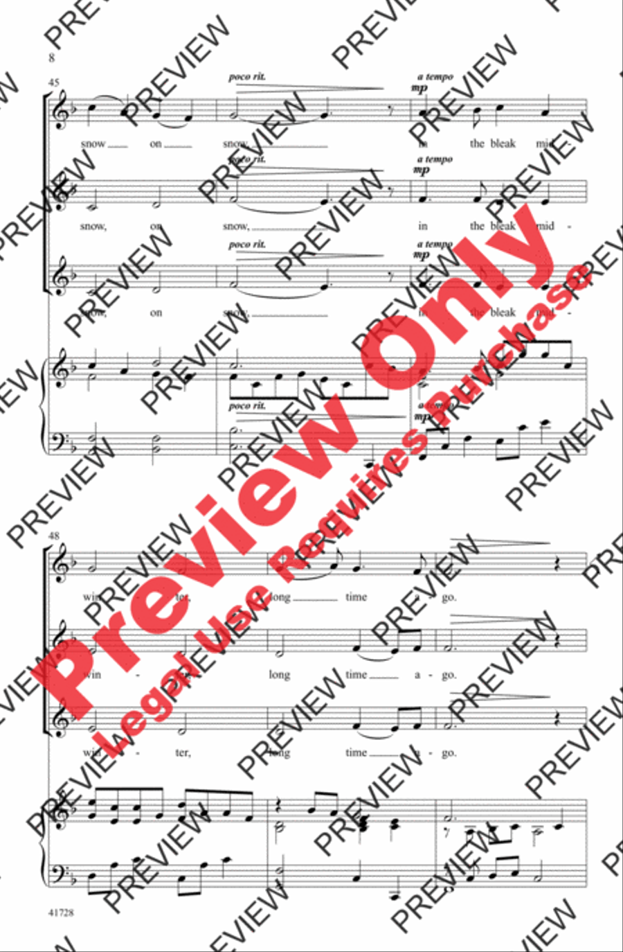 Winter Canon Winter Canon 2-Part scores gallery preview page 8