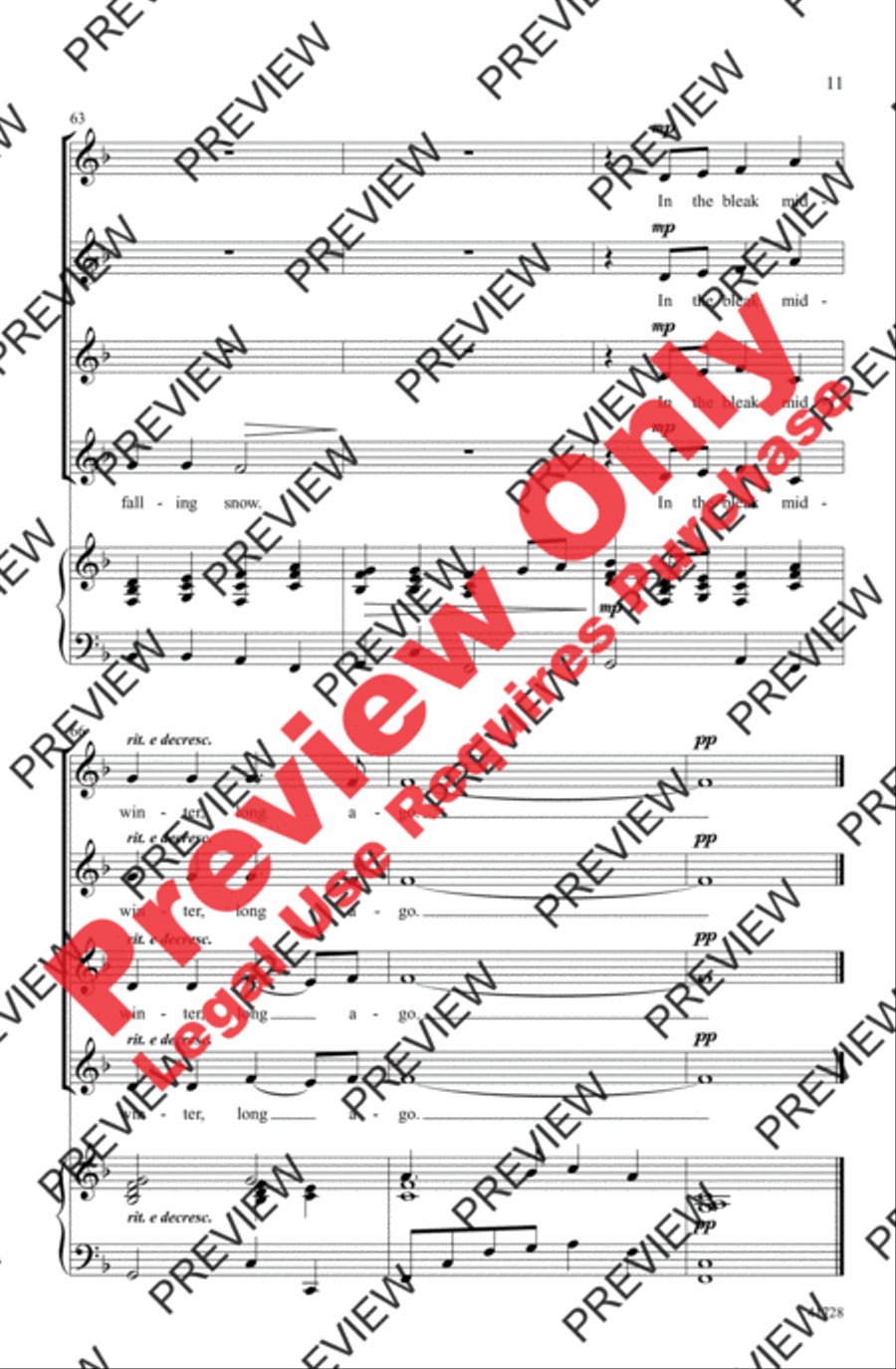 Winter Canon Winter Canon 2-Part scores gallery preview page 11