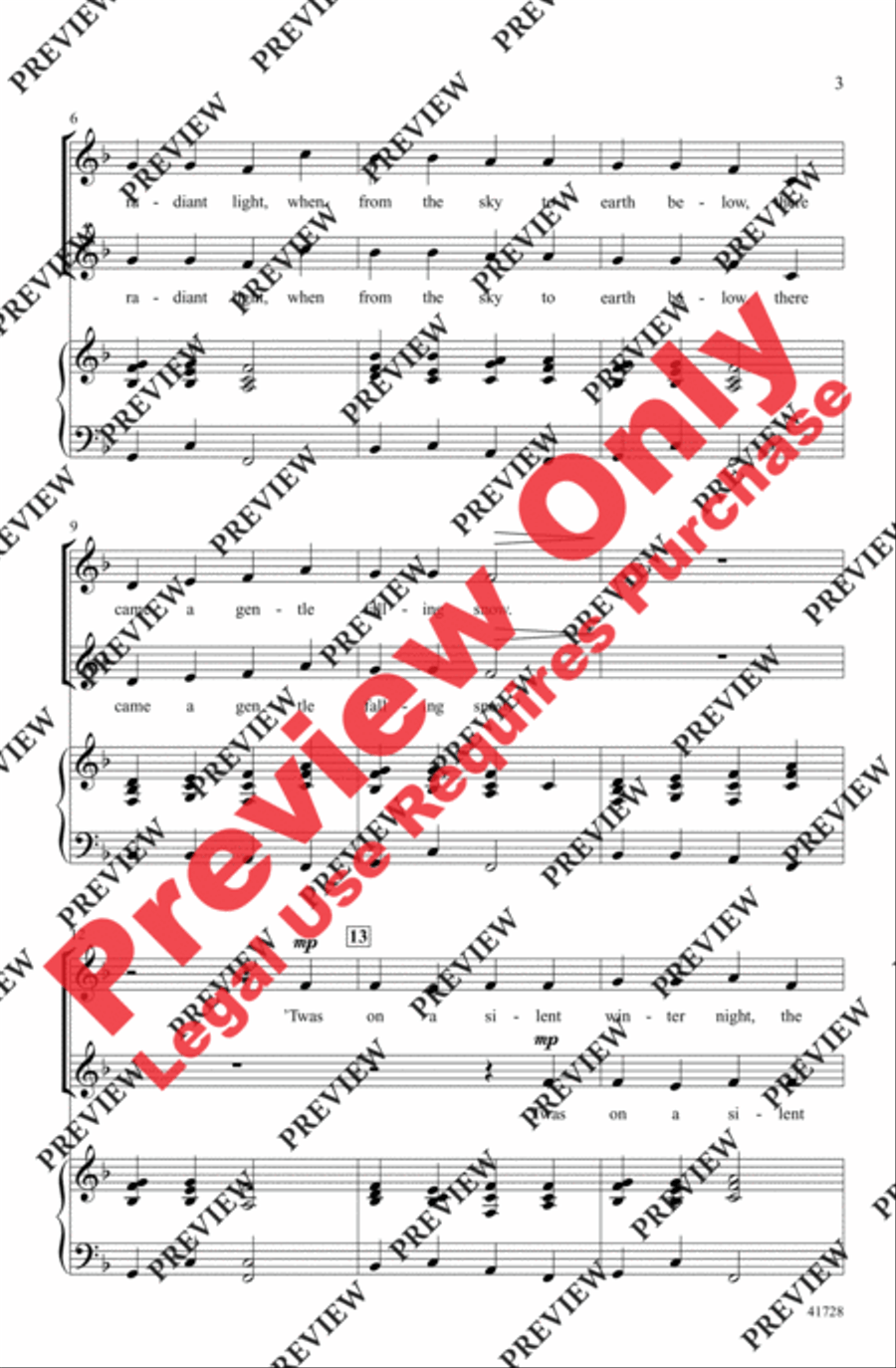 Winter Canon Winter Canon 2-Part scores gallery preview page 13