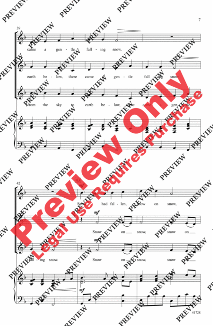 Winter Canon Winter Canon 2-Part scores gallery preview page 17