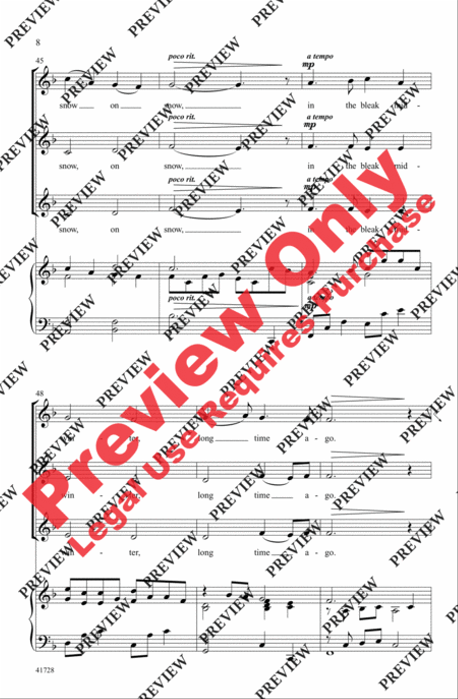 Winter Canon Winter Canon 2-Part scores gallery preview page 18