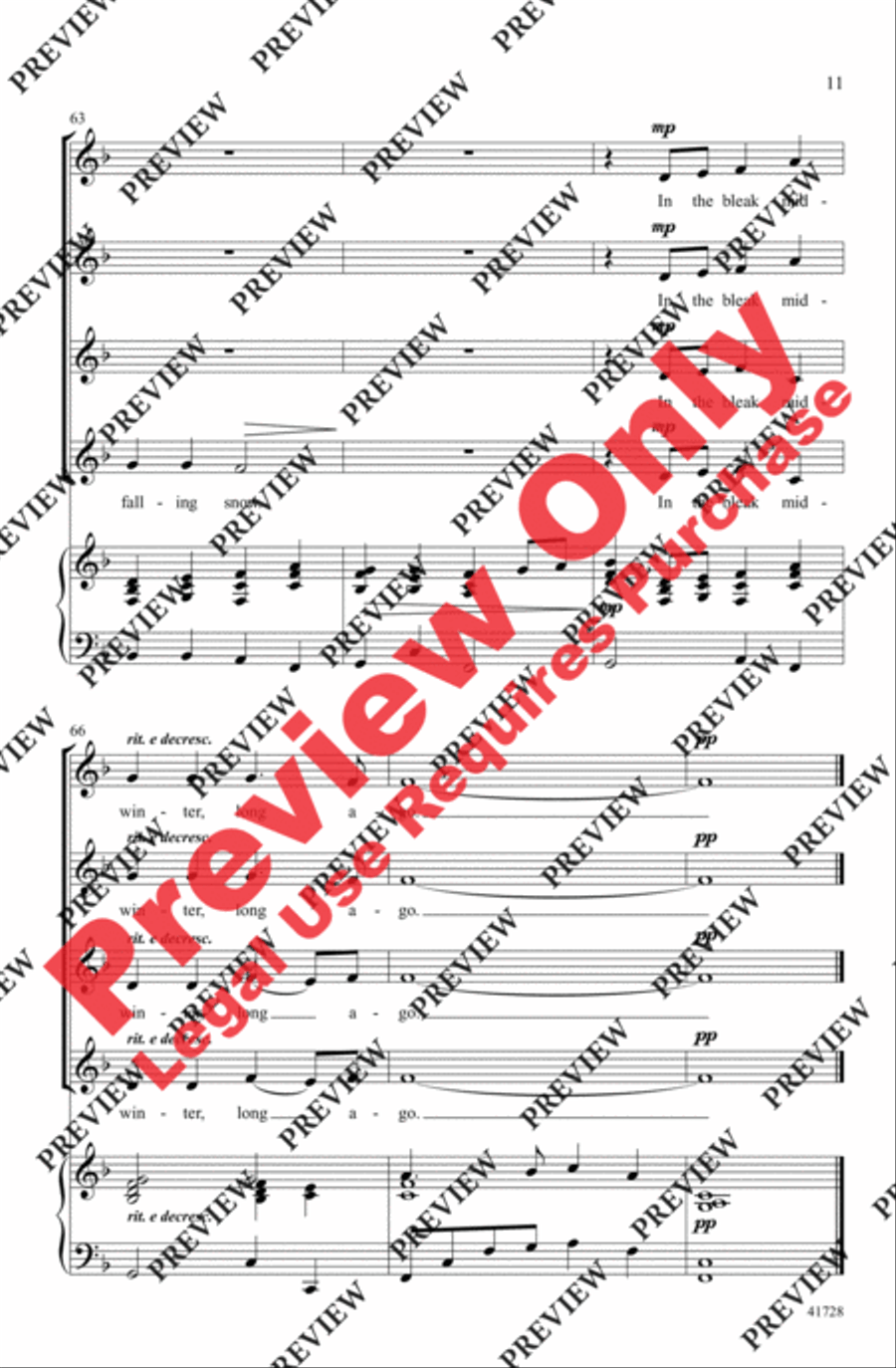 Winter Canon Winter Canon 2-Part scores gallery preview page 21