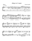 Allegro in C Major