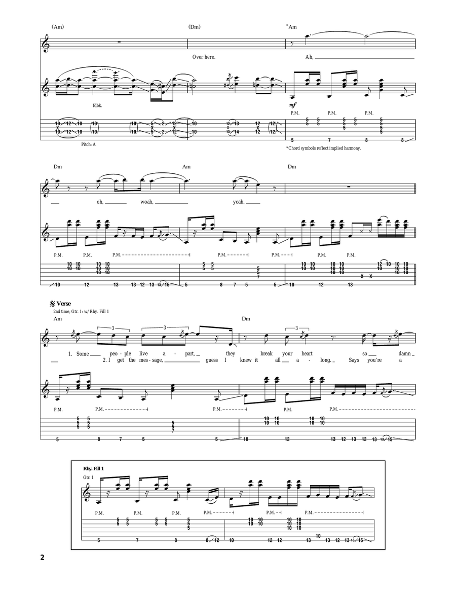 Push Comes To Shove Push Comes To Shove Acoustic Guitar scores gallery preview page 2