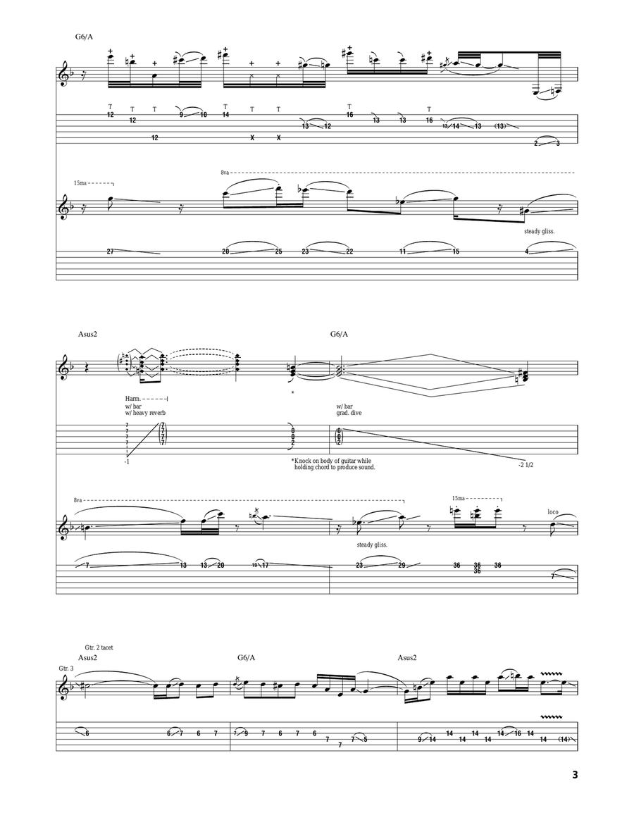 Dirty Movies Dirty Movies Acoustic Guitar scores gallery preview page 3