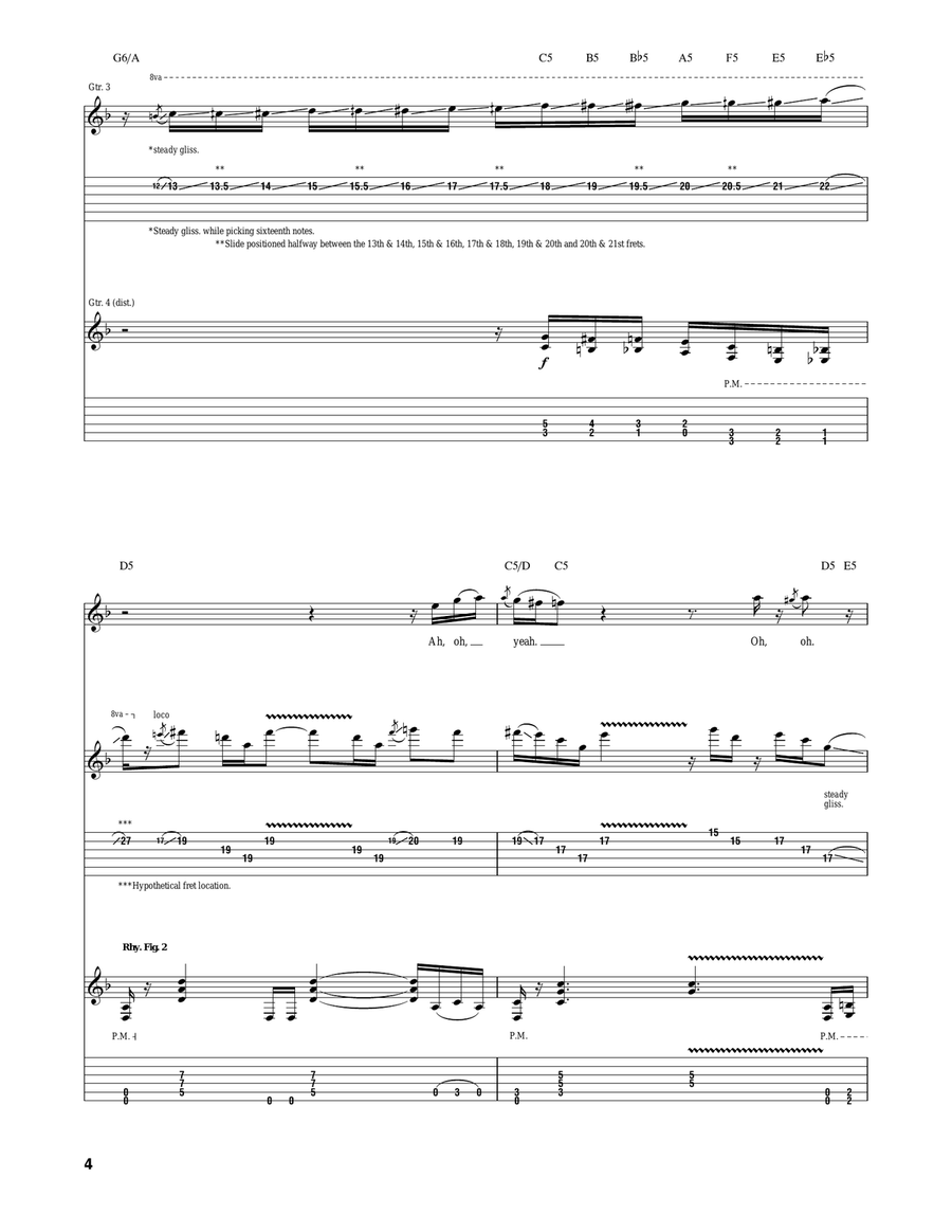 Dirty Movies Dirty Movies Acoustic Guitar scores gallery preview page 4