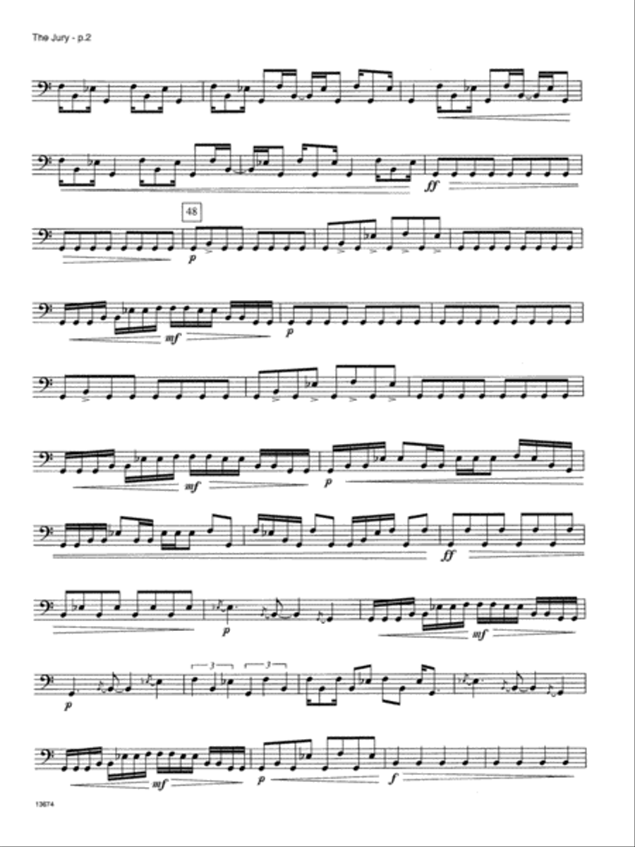 Jury, The Percussion scores gallery preview page 2