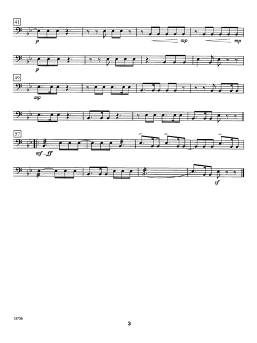More Contest Solos For The Intermediate Timpanist Percussion scores gallery preview page 3