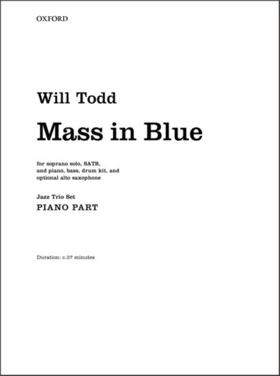 Mass in Blue Mass in Blue 4-Part scores gallery preview page 1