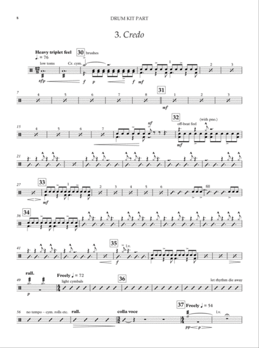 Mass in Blue Mass in Blue 4-Part scores gallery preview page 13