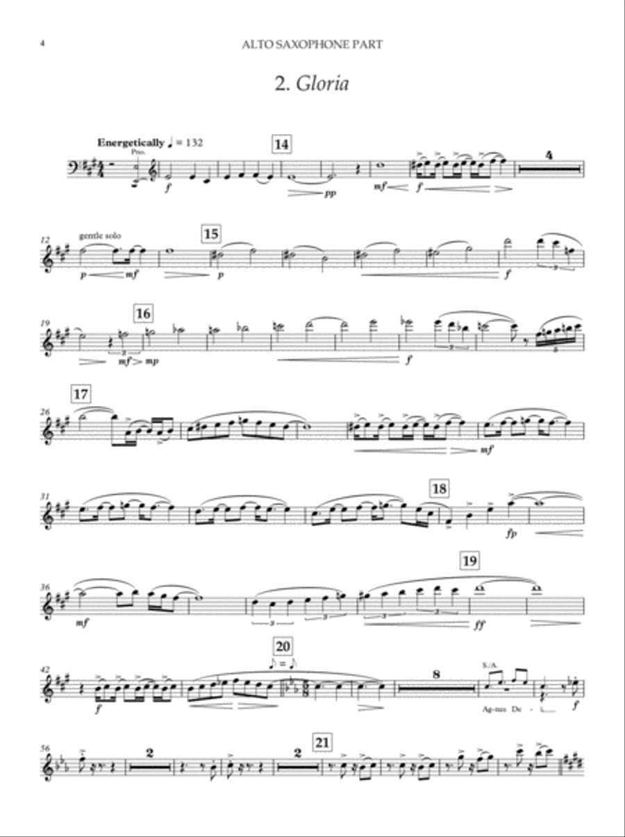 Mass in Blue Mass in Blue 4-Part scores gallery preview page 9