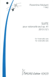 SUITE (pour violoncelle seul op. 41)