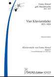 Four Piano Pieces 1823-1826