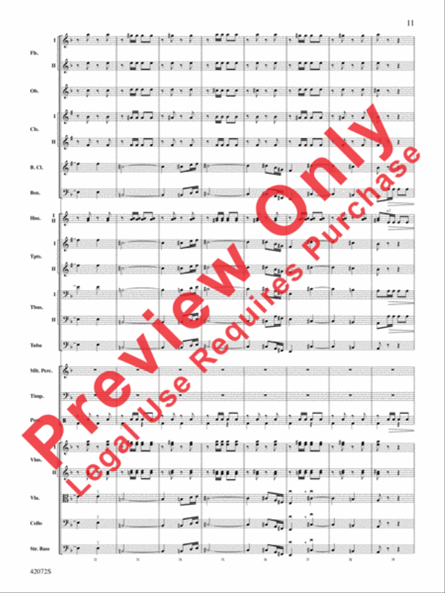 The Florentiner March The Florentiner March Full Orchestra scores gallery preview page 12