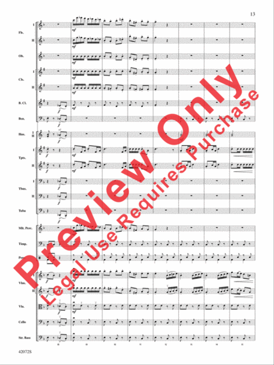 The Florentiner March The Florentiner March Full Orchestra scores gallery preview page 14