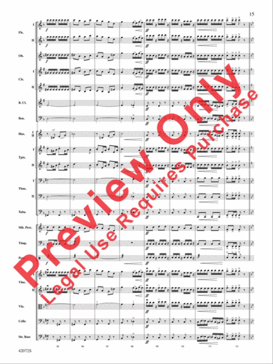 The Florentiner March The Florentiner March Full Orchestra scores gallery preview page 16