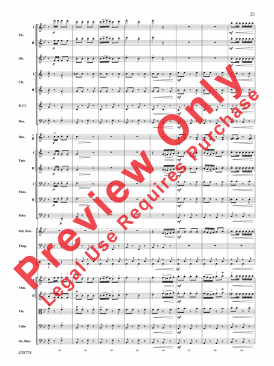 The Florentiner March The Florentiner March Full Orchestra scores gallery preview page 22