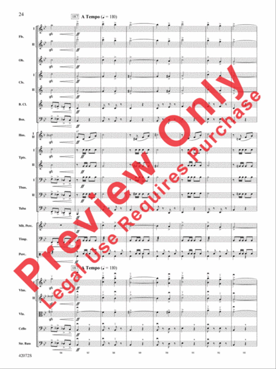 The Florentiner March The Florentiner March Full Orchestra scores gallery preview page 25