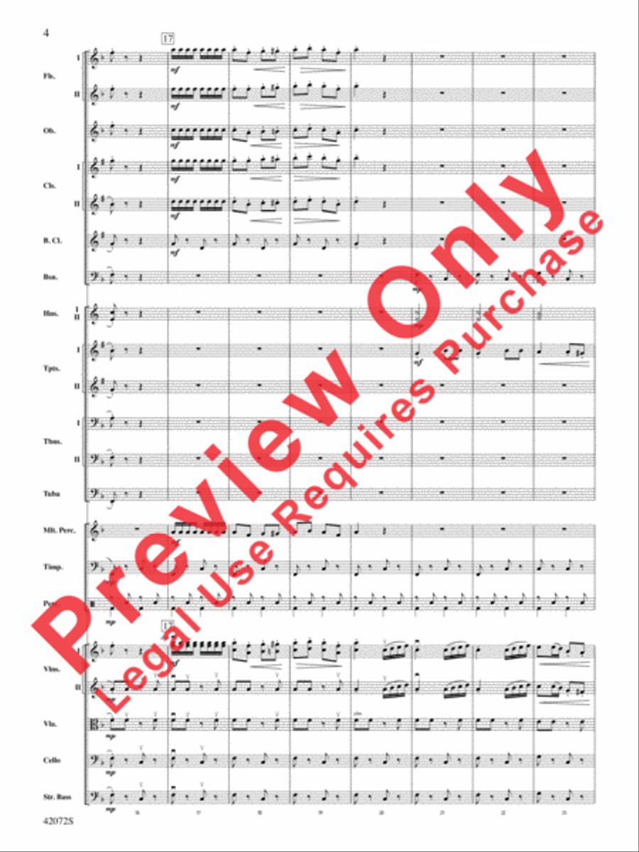 The Florentiner March The Florentiner March Full Orchestra scores gallery preview page 5
