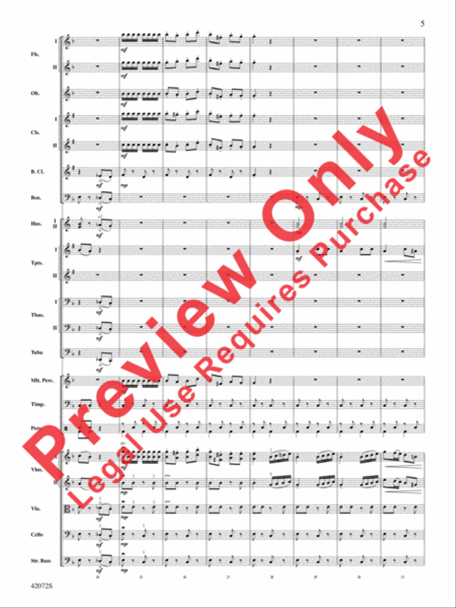 The Florentiner March The Florentiner March Full Orchestra scores gallery preview page 6