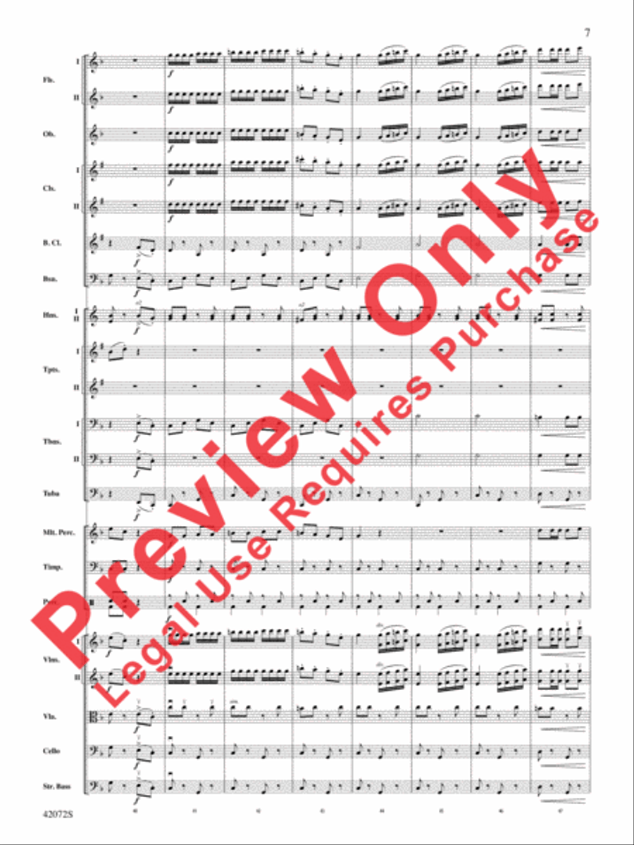The Florentiner March The Florentiner March Full Orchestra scores gallery preview page 8
