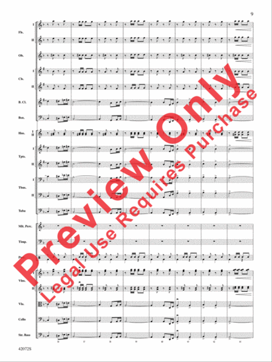 The Florentiner March The Florentiner March Full Orchestra scores gallery preview page 10