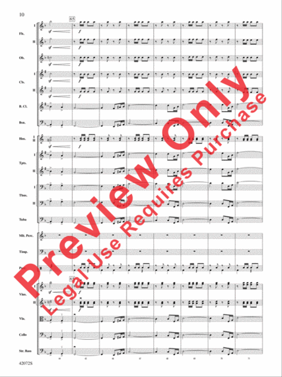 The Florentiner March The Florentiner March Full Orchestra scores gallery preview page 11