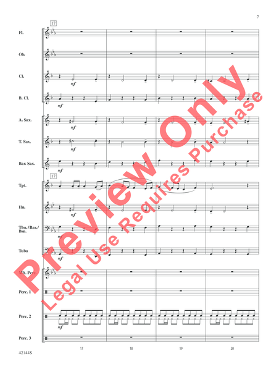 Macarena Macarena Concert Band scores gallery preview page 10