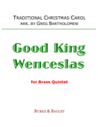 Good King Wenceslas for brass quintet