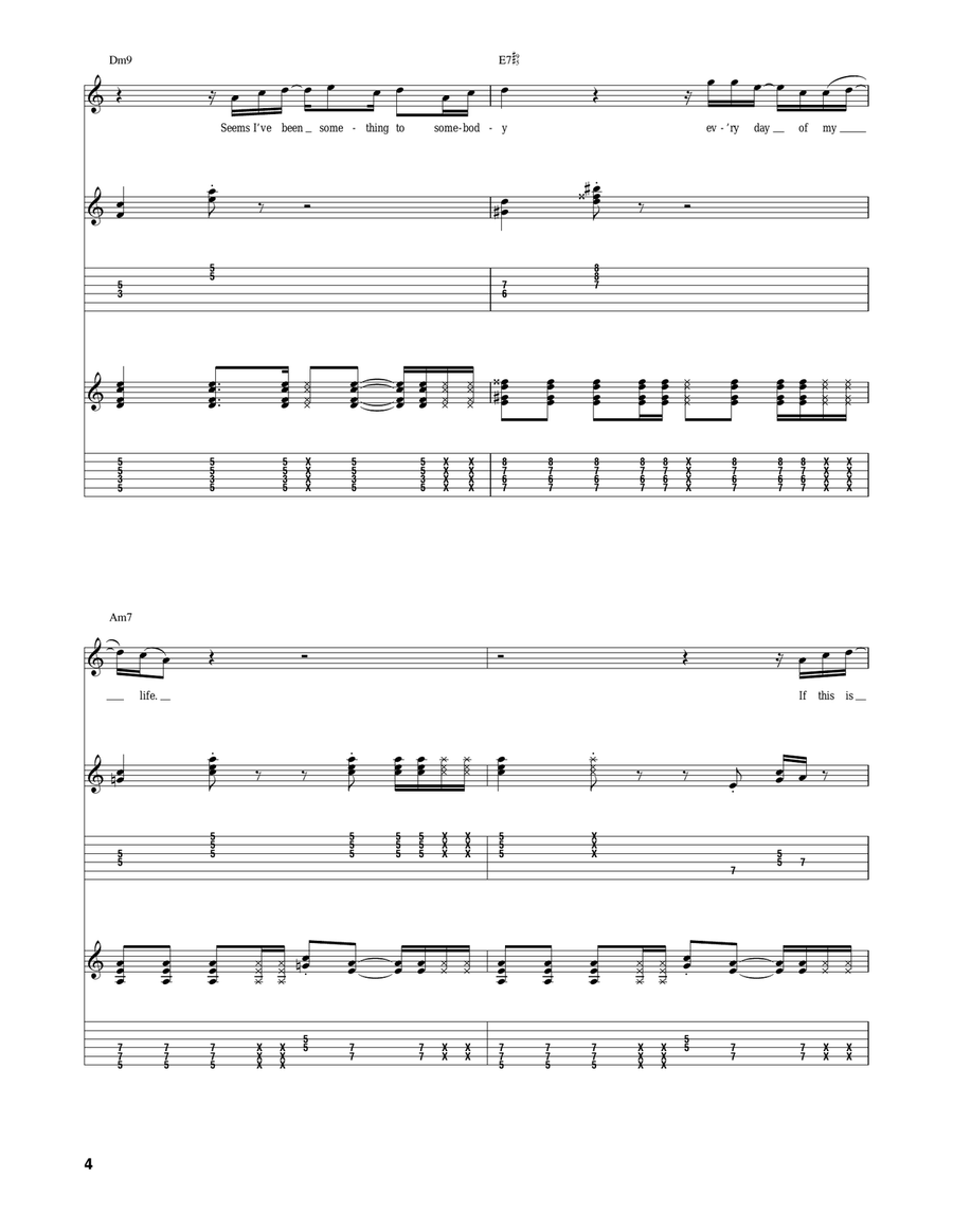 Nothing To Nobody Nothing To Nobody Acoustic Guitar scores gallery preview page 4