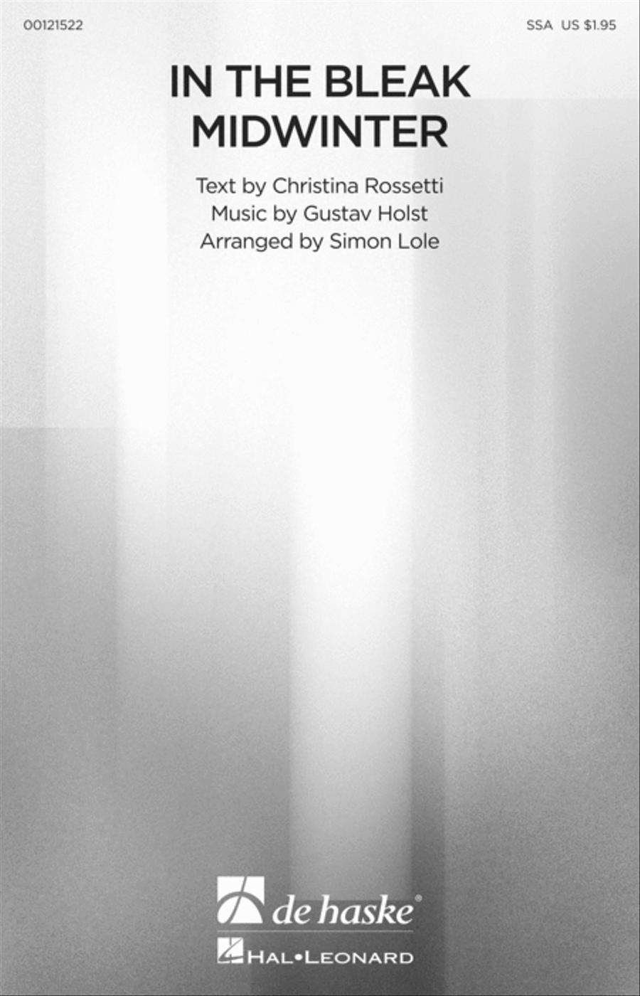 In the Bleak Midwinter In the Bleak Midwinter SSA scores gallery preview page 1