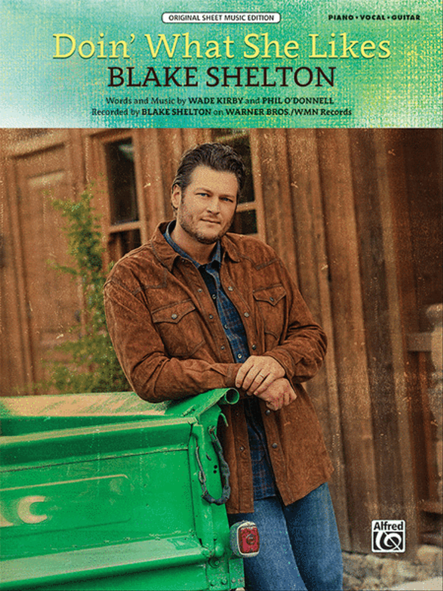Doin' What She Likes Piano, Vocal, Guitar scores gallery preview page 1