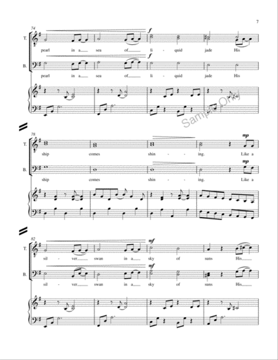 All The Diamonds All The Diamonds 3-Part scores gallery preview page 7