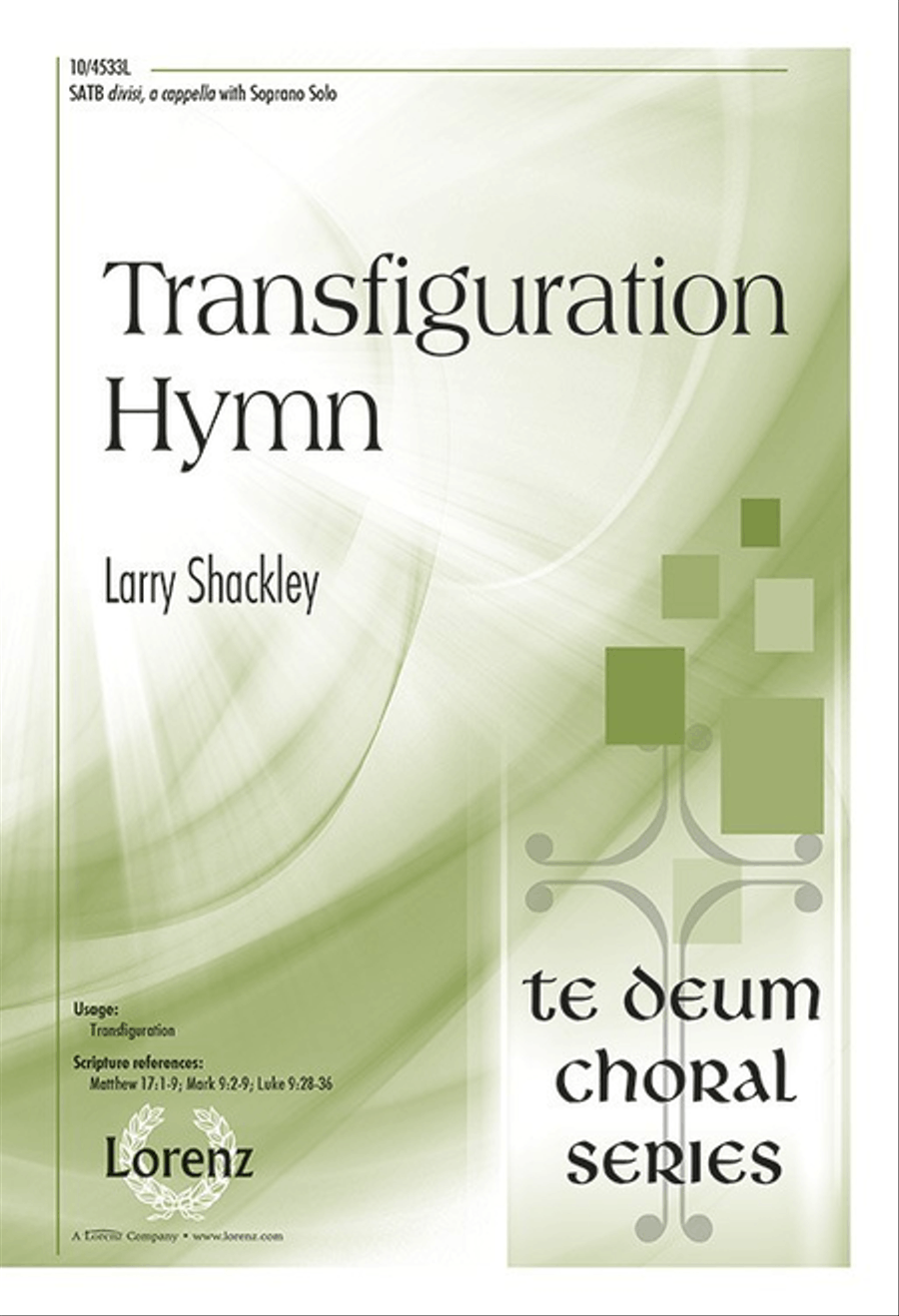Transfiguration Hymn Transfiguration Hymn Divisi scores gallery preview page 1