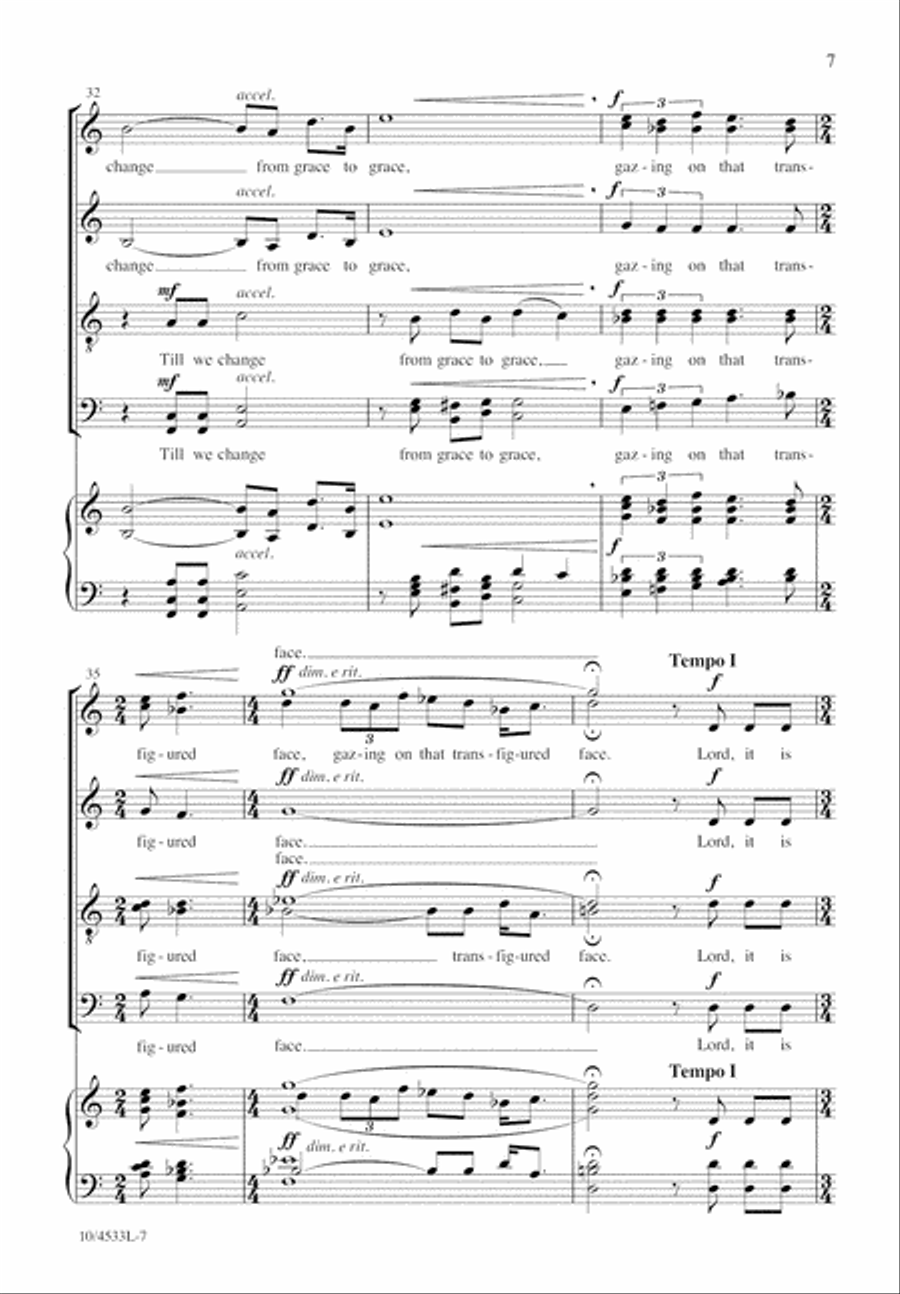 Transfiguration Hymn Transfiguration Hymn Divisi scores gallery preview page 8