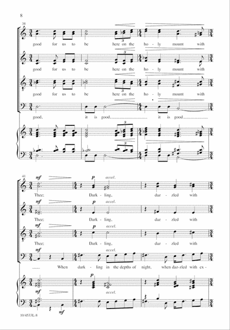 Transfiguration Hymn Transfiguration Hymn Divisi scores gallery preview page 9