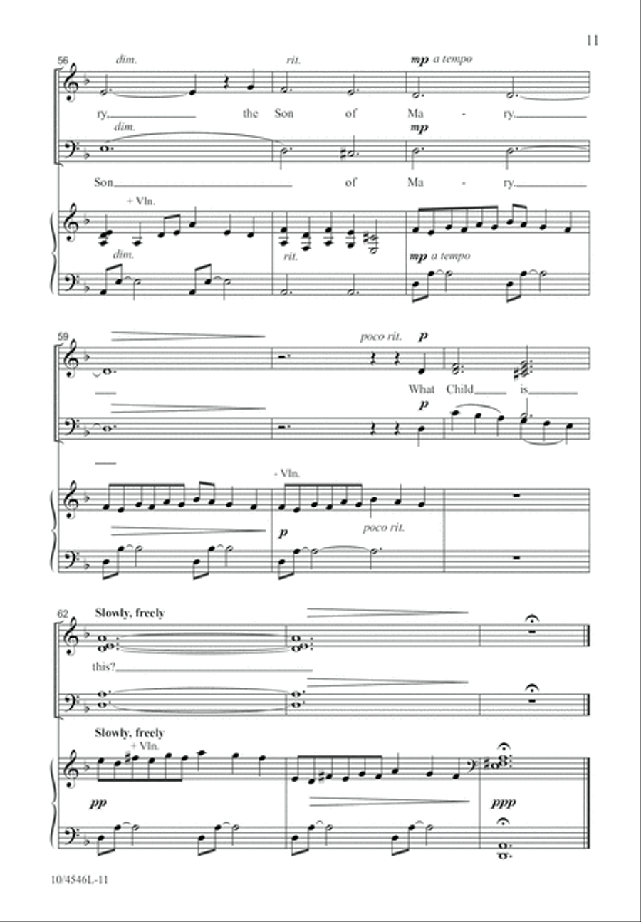 What Child Is This? What Child Is This? 4-Part scores gallery preview page 12