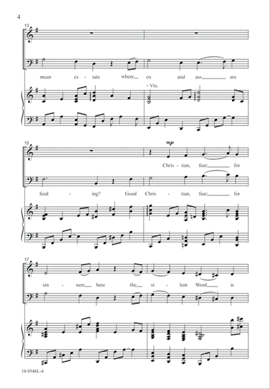 What Child Is This? What Child Is This? 4-Part scores gallery preview page 5