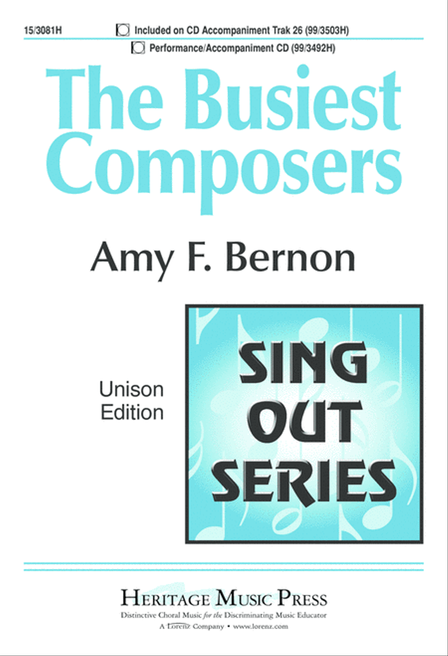 The Busiest Composers The Busiest Composers Unison Choir scores gallery preview page 2