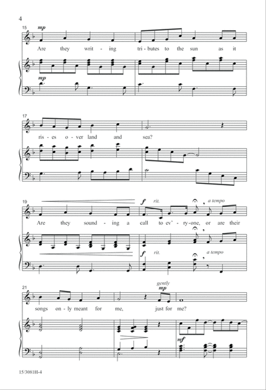 The Busiest Composers The Busiest Composers Unison Choir scores gallery preview page 5