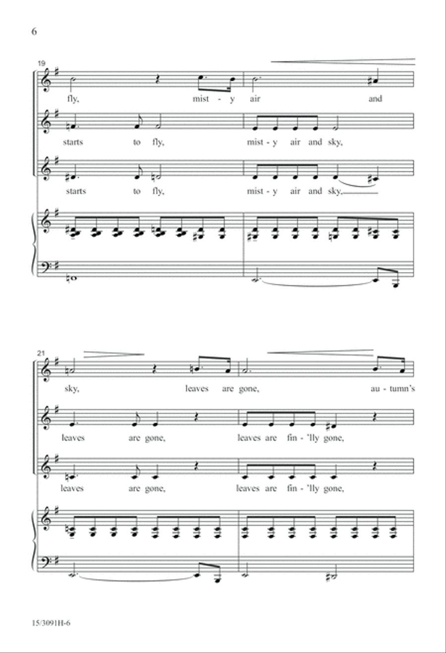 Prelude to a Winter Day Prelude to a Winter Day SSA scores gallery preview page 7