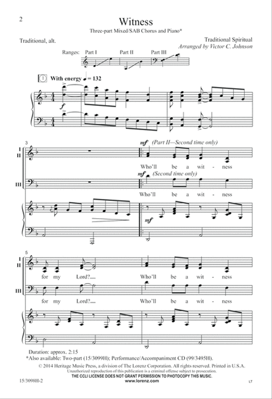 Witness Witness 3-Part scores gallery preview page 3