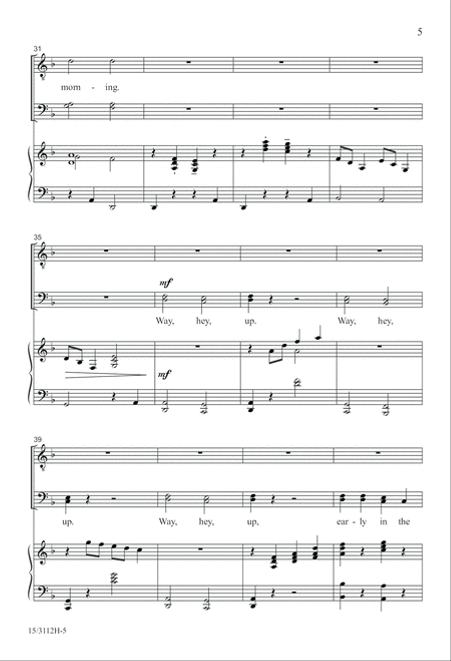 Early in the Morning Early in the Morning 3-Part scores gallery preview page 6