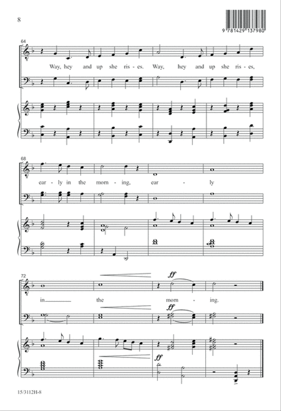Early in the Morning Early in the Morning 3-Part scores gallery preview page 9