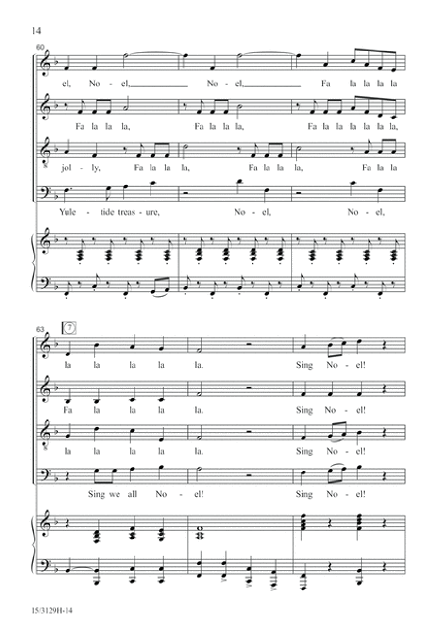 Wolfgang's Christmas Canon 4-Part scores gallery preview page 15